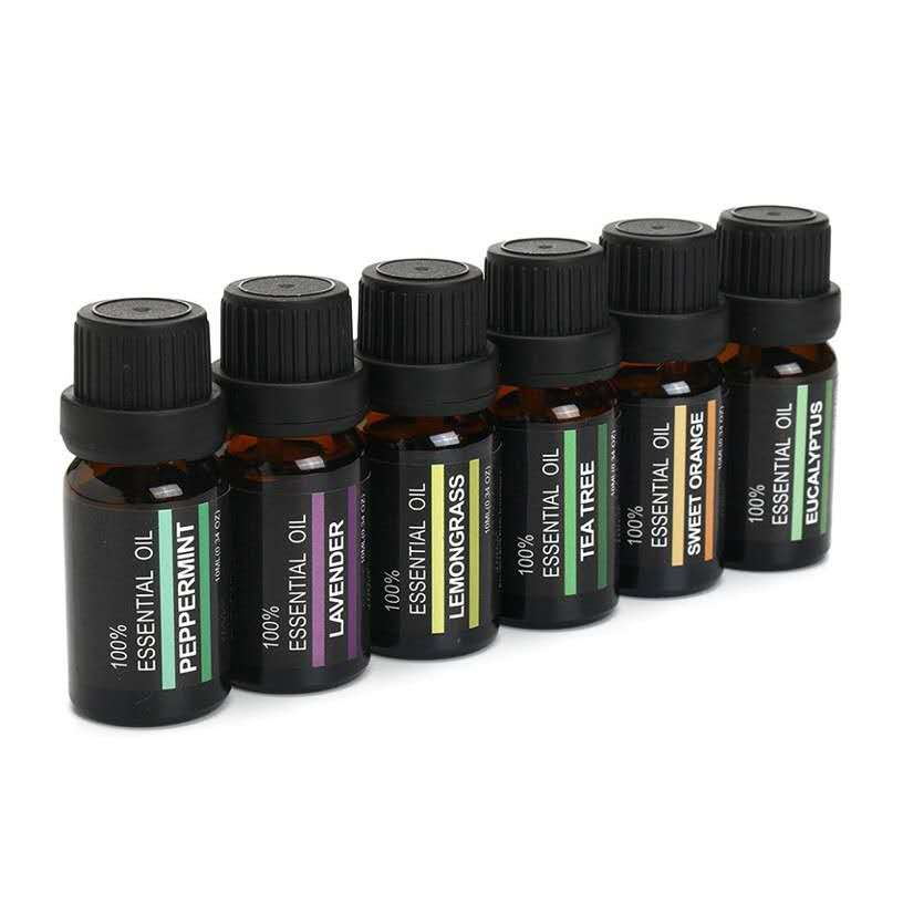 The Enchanted Essence Essential Oil Massage Aromatherapy Set - Opulent Six Signature Oils for Deep Relaxation