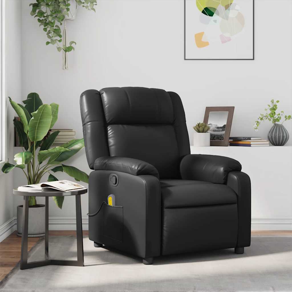 Massage Chair Faux Leather   Massage Chair Cream Faux Leather