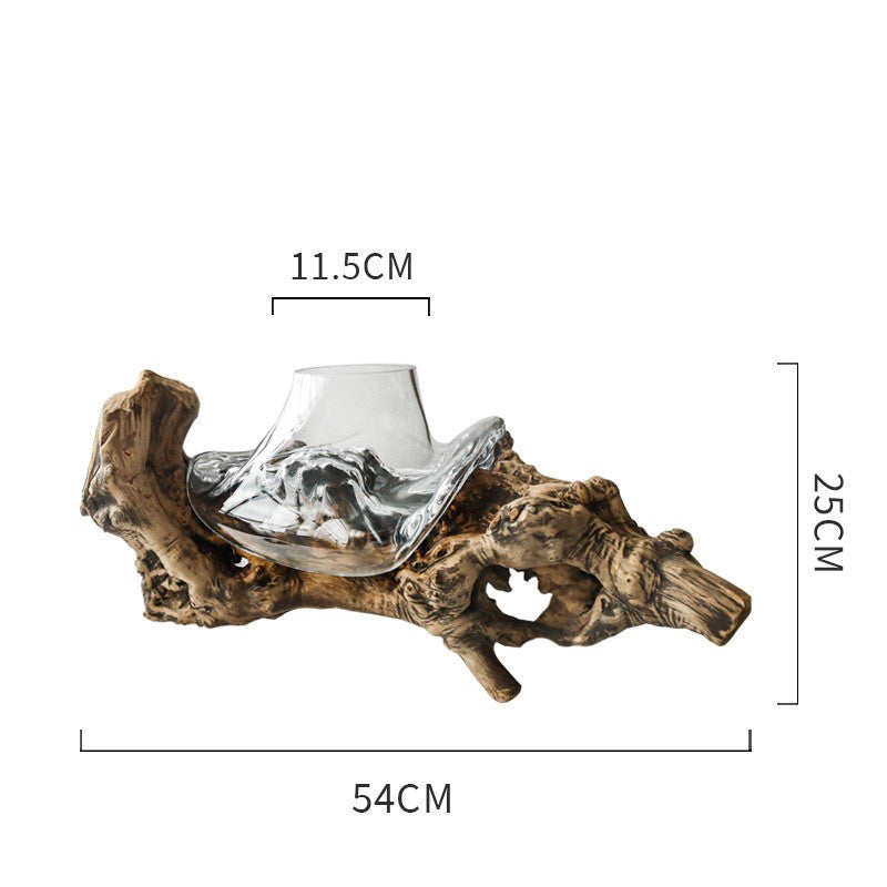 Modern Minimalist Glass Vase Decorative Ornaments