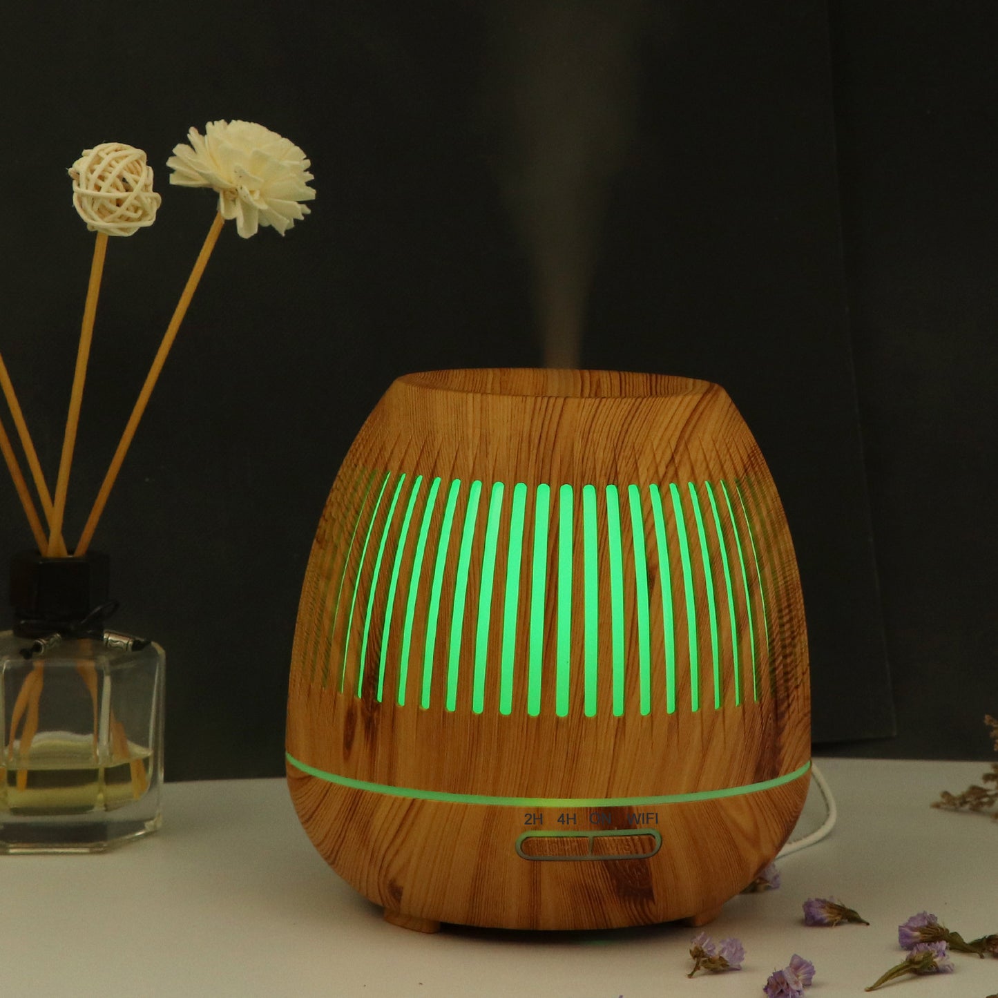 Wifi Hollow Aerosol Dispenser Essential Oil Fragrance Diffuser Essential Oil Atomization Humidifier TUYA WIFI