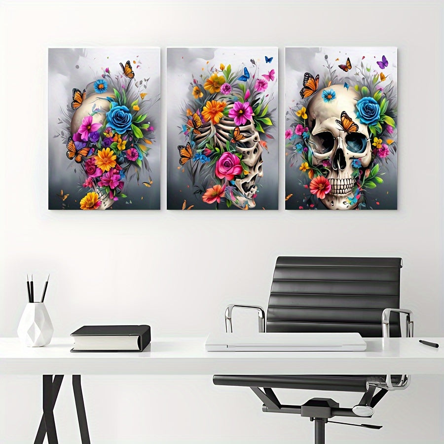 Skull Art Canvas Wall Decor Home Decor