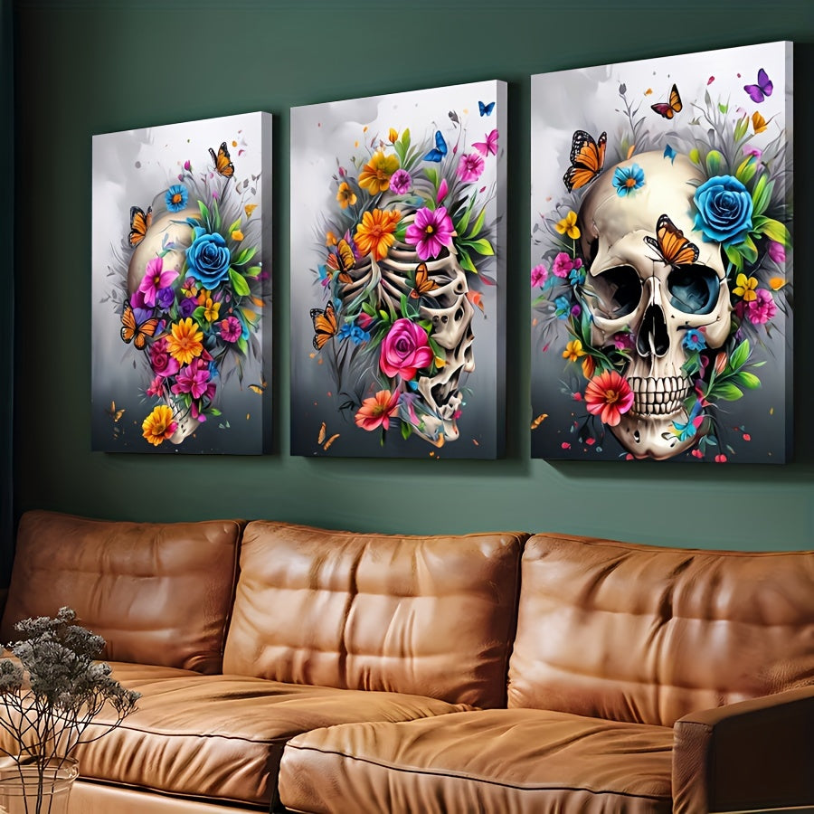 Skull Art Canvas Wall Decor Home Decor
