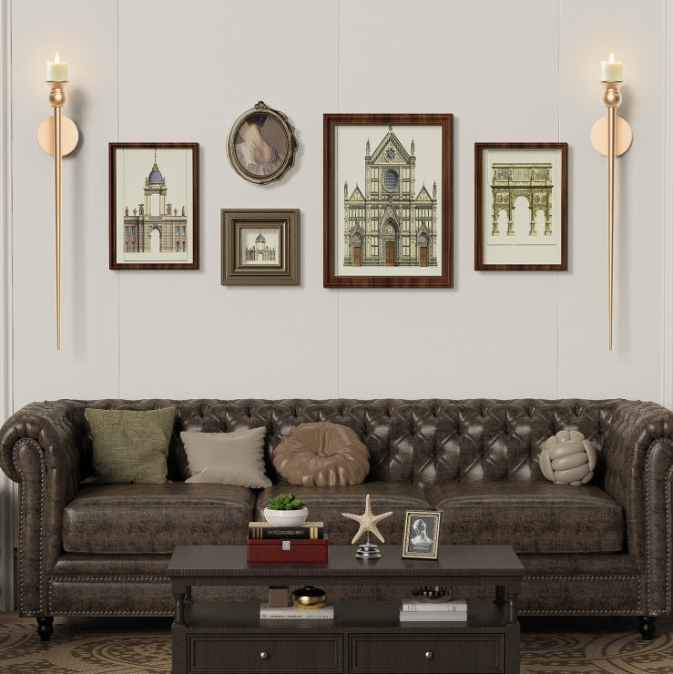 Holder Sconce With Battery Operated Candles Retro Chic Wall Sconces Candle Holder Decoration For Home Decor, For Hallways, Bedrooms, Or Living Rooms