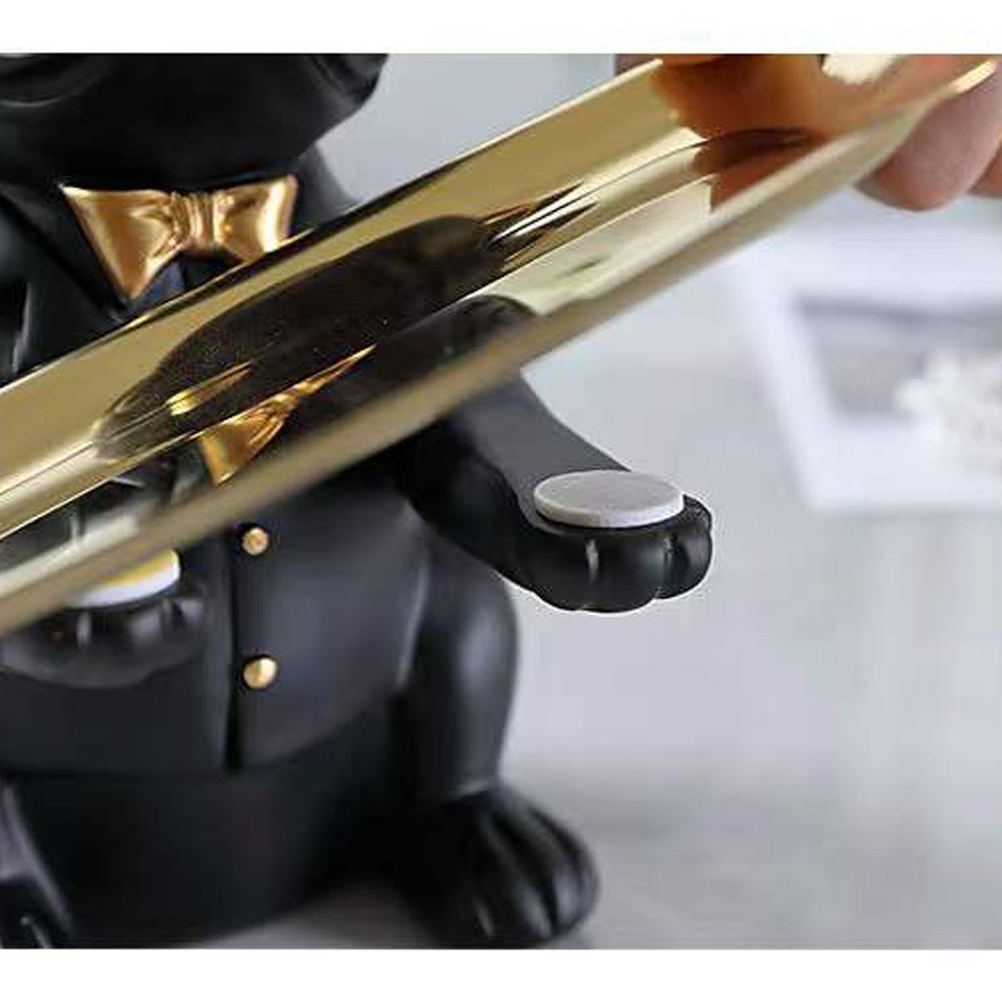 French Bulldog Tray Statue -  Home Decor