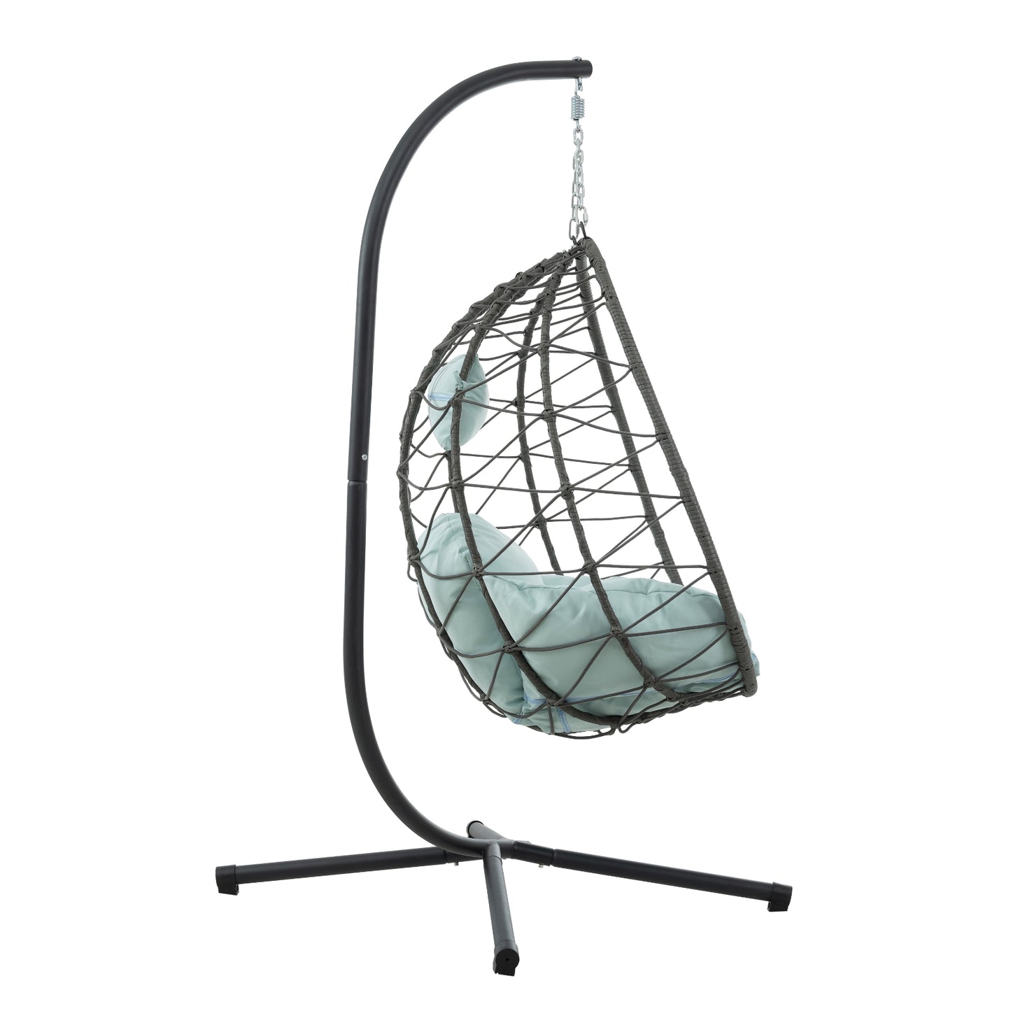 Enchanted Luxe Egg Chair With Stand For Indoor Outdoor Bliss
