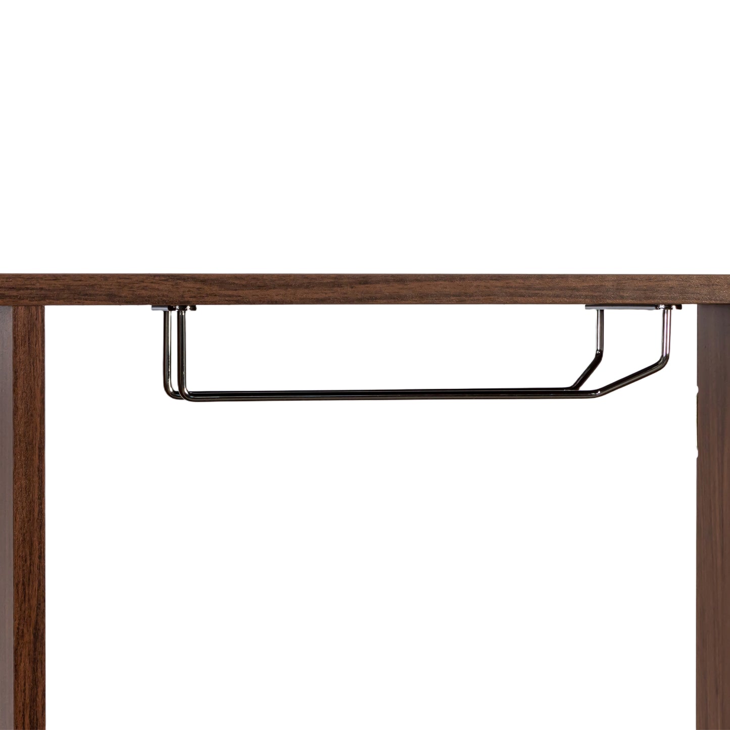 Enchanted Luxe Wall Mounted 3 Tier Rustic Wine Rack With Glass Holder