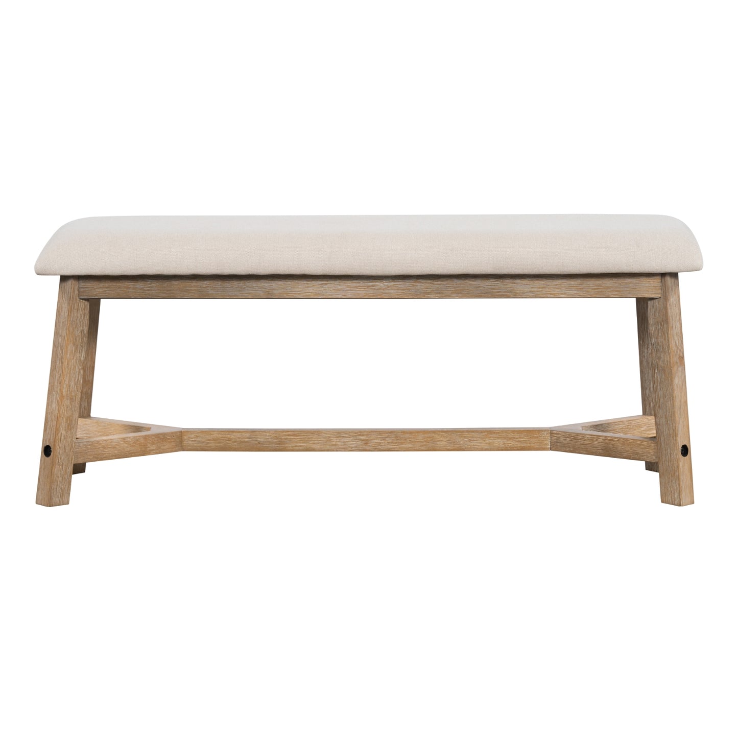 Enchanted Rectangular Table Farmhouse Dining Set With Upholstered Chairs