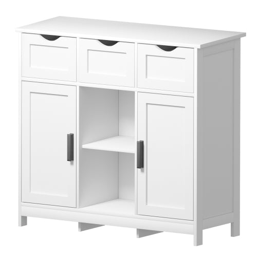 Storage Cabinet With Drawers And Shelves