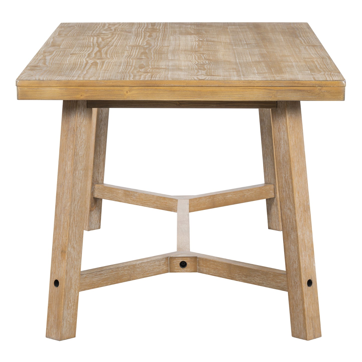 Enchanted Rectangular Table Farmhouse Dining Set With Upholstered Chairs