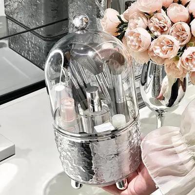 Large Capacity Vanity Makeup Brush Storage Rack Organizer