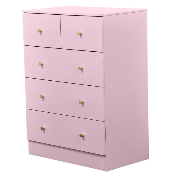 MacaronPink Melamine Board, Drawer Cabinet