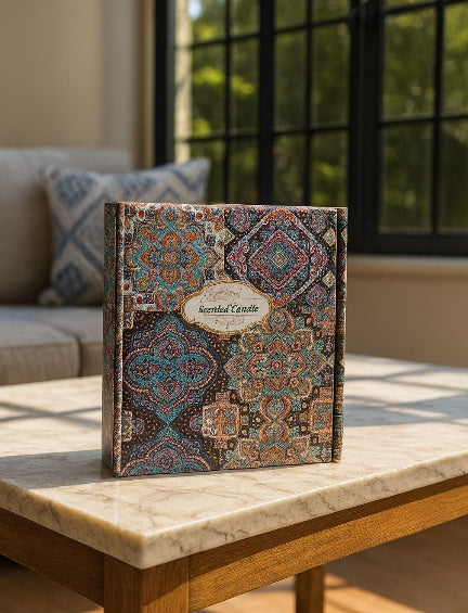 Elegant Floral Scented Tin Candles With Premium Soy Wax