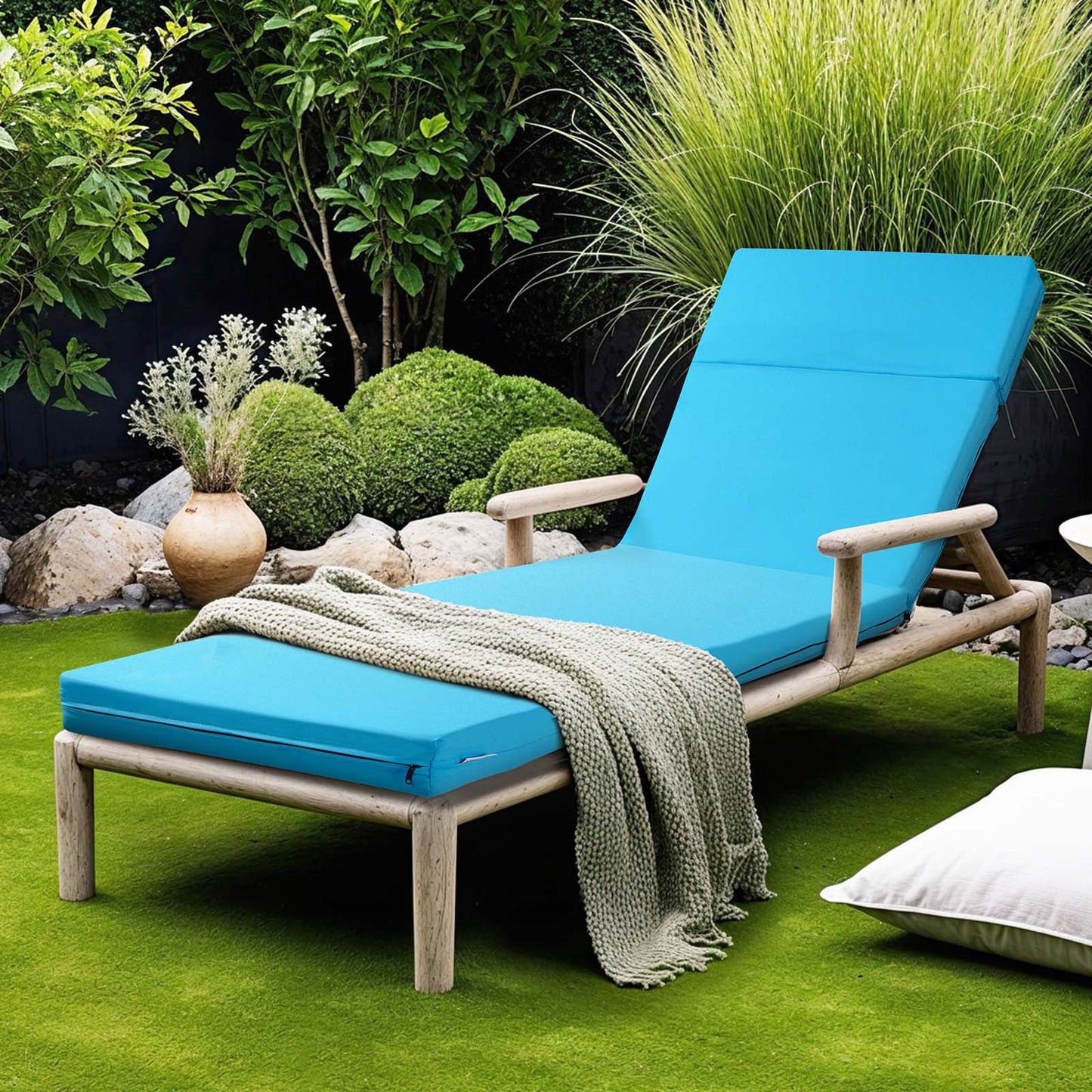 Waterproof Universal Fit Outdoor Chaise Lounge Cushions