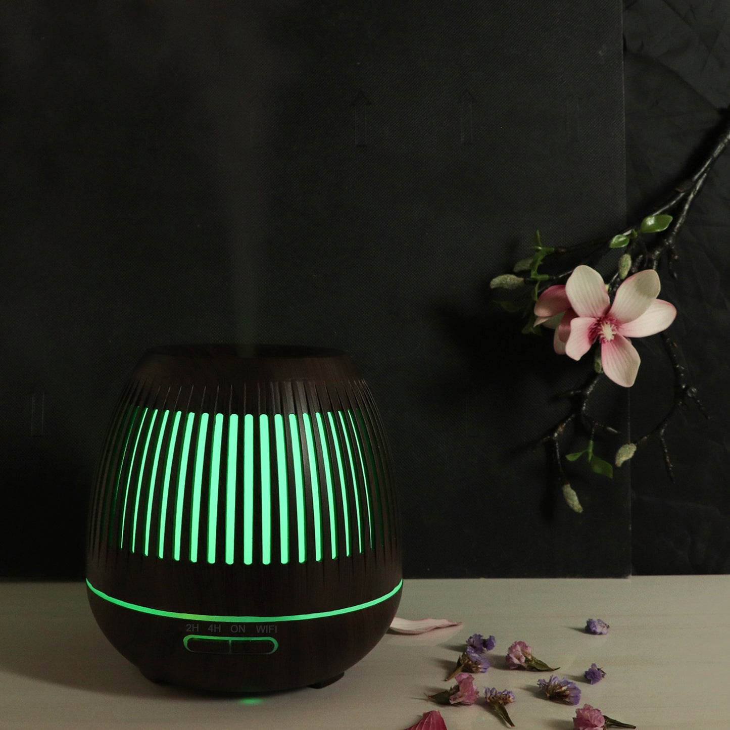 Wifi Hollow Aerosol Dispenser Essential Oil Fragrance Diffuser Essential Oil Atomization Humidifier TUYA WIFI