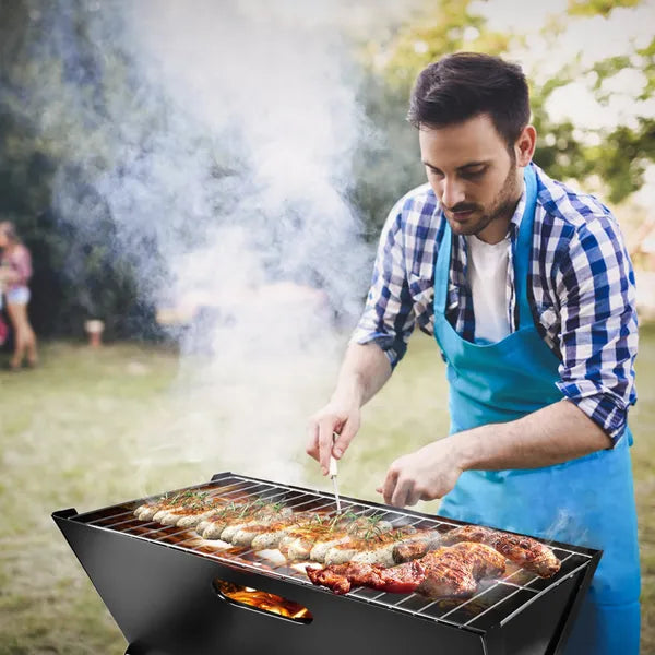 Enchanted Portable Foldable Charcoal Grill For Camping And Travel