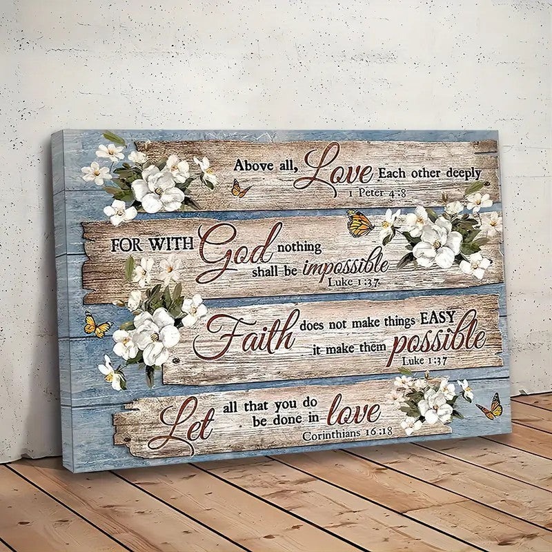 1 Piece Wall Art bible verse home decor