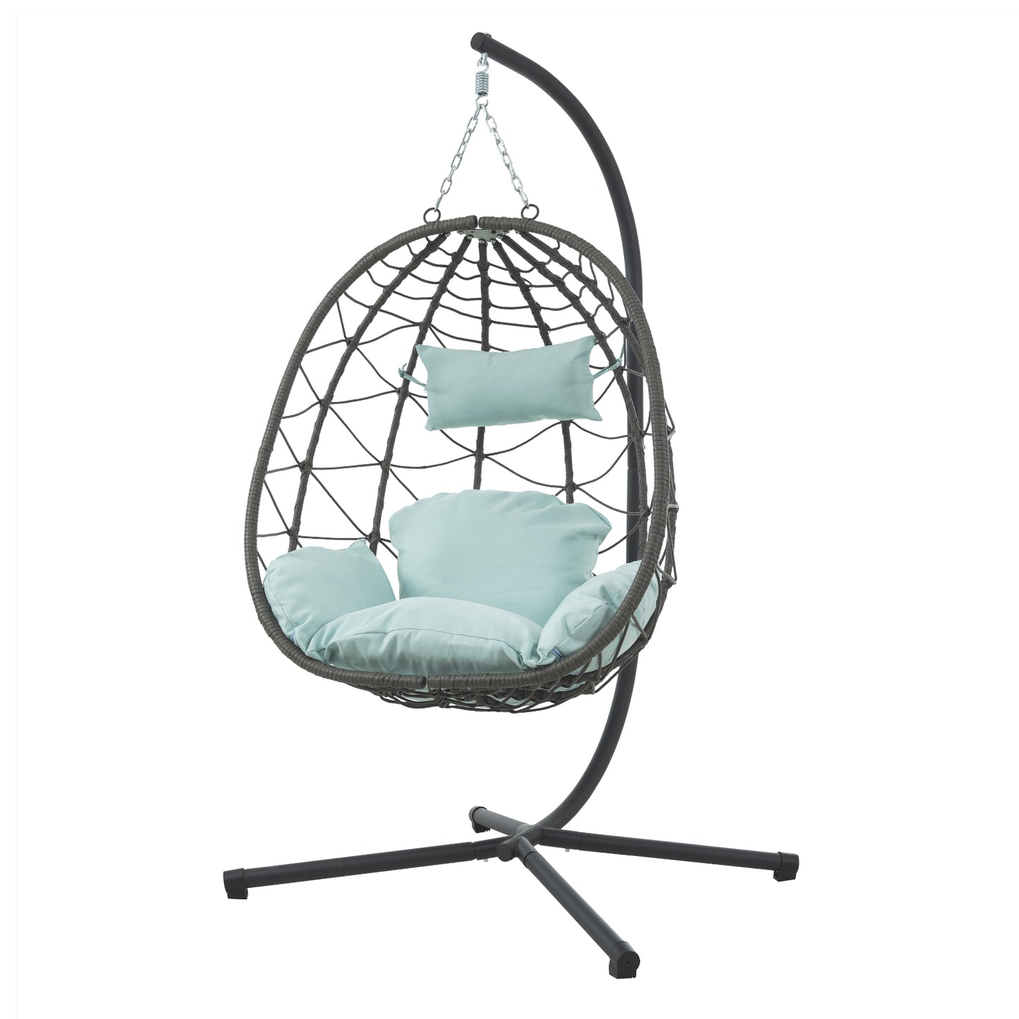 Enchanted Luxe Egg Chair With Stand For Indoor Outdoor Bliss