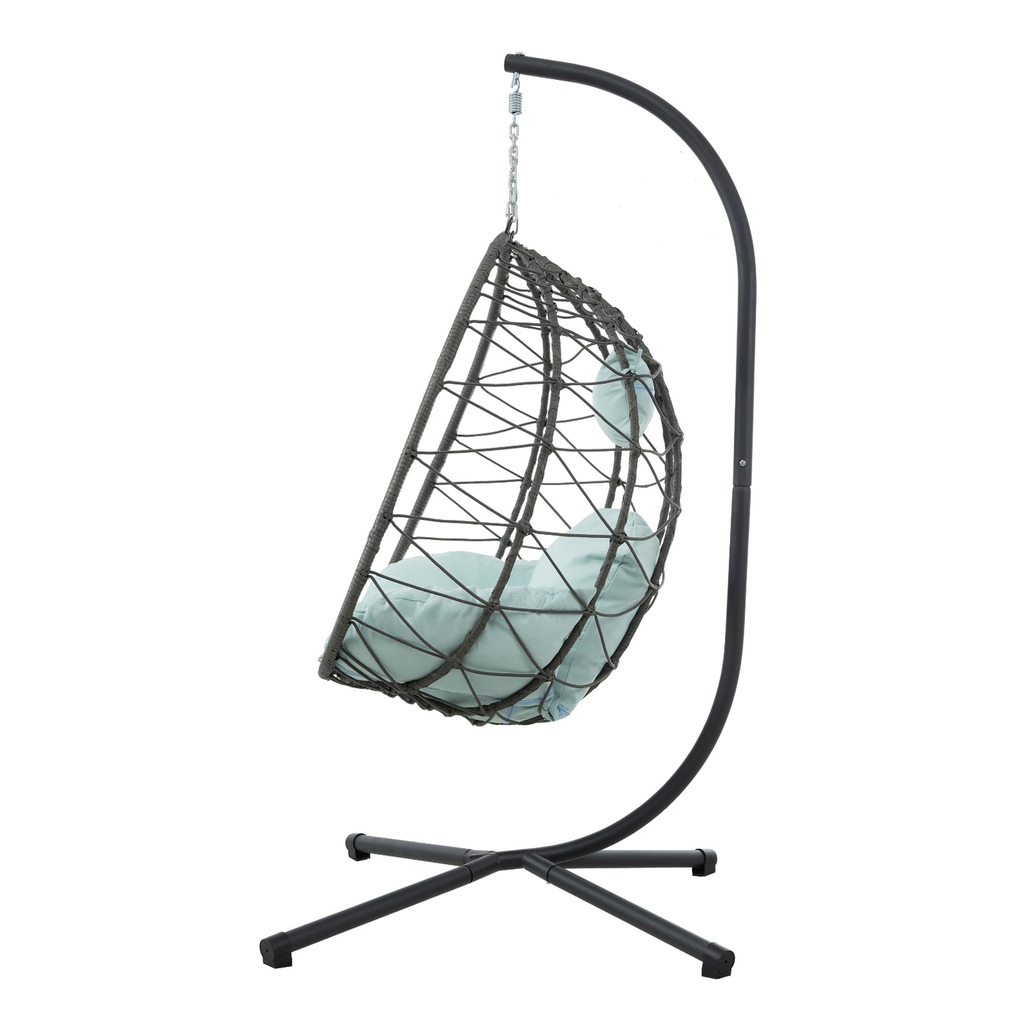 Enchanted Luxe Egg Chair With Stand For Indoor Outdoor Bliss