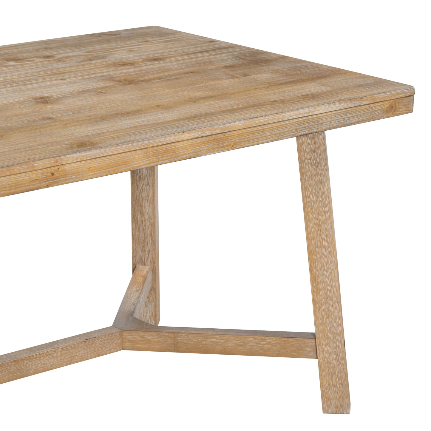 Enchanted Rectangular Table Farmhouse Dining Set With Upholstered Chairs