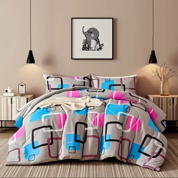 3pieces Comforter Set Queen Comforterx1 Pillowcasex2 Extremely Diverse Styles
