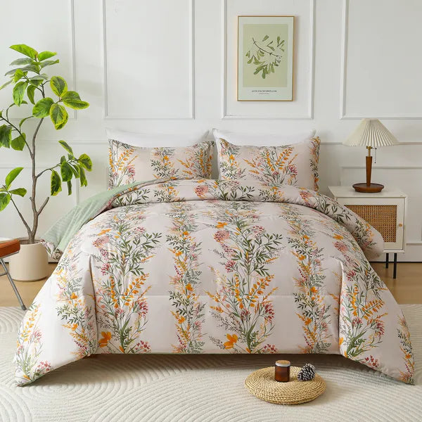 3pieces Comforter Set Queen Comforter X1 Pillowcasex2 Extremely Diverse Styles