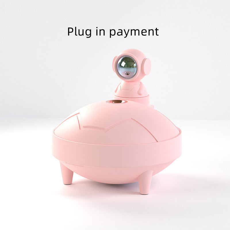 Enchanted Astronaut Sunset Luxe Lamp Glow Humidifier With 360 Degree Projection