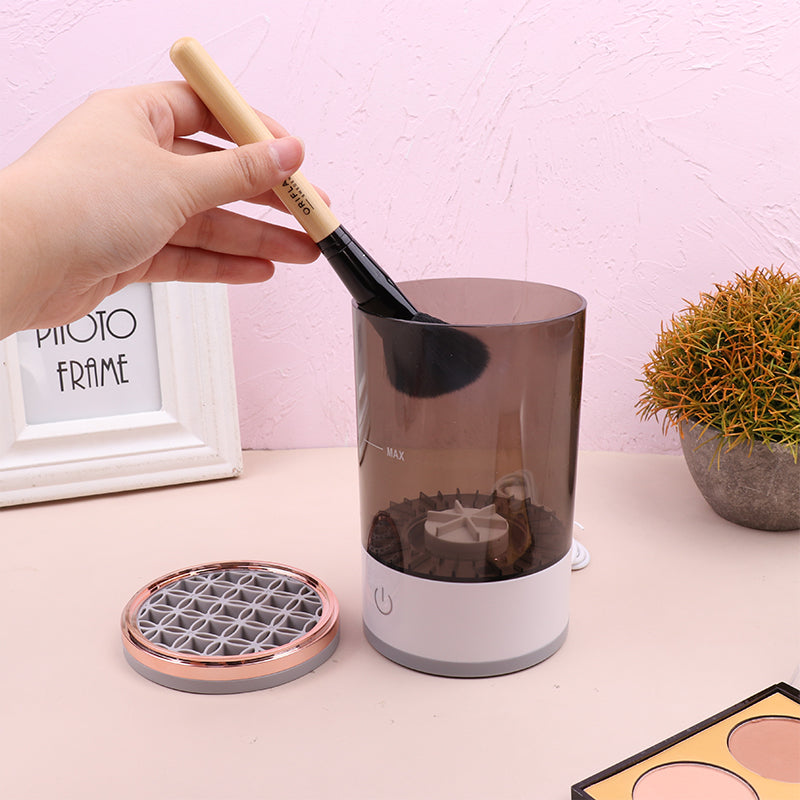 Makeup Brush Cleaning Tool - Luxe USB Charged Portable Automatic Makeup Brush Cleaner