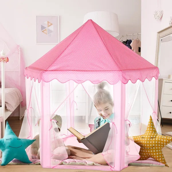 Deluxe Princess Castle Play Tent For Indoor Outdoor Fun