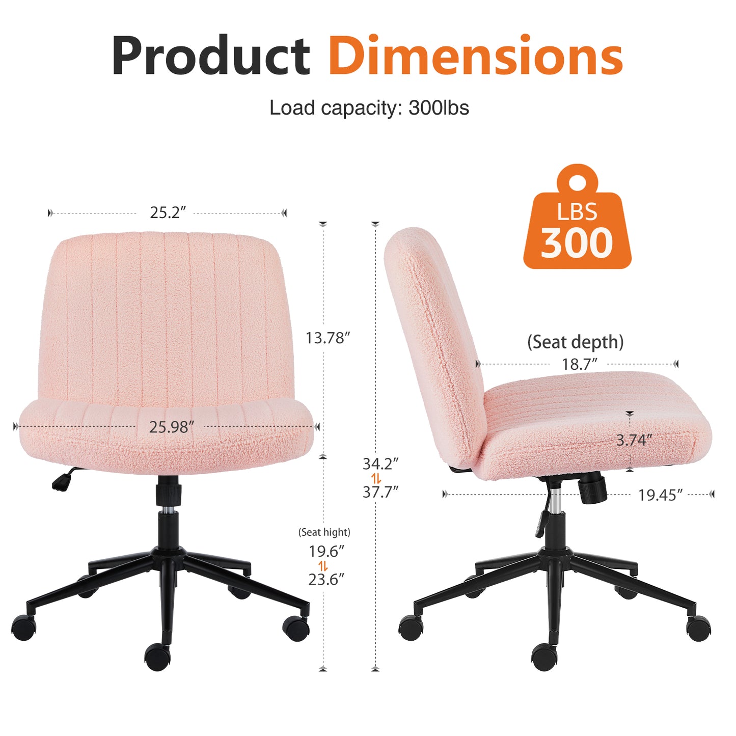 The Enchanted Essence Cross Legged Office Desk Vanity Chair Velvet Pink Cushioned Glam For All Day Comfort